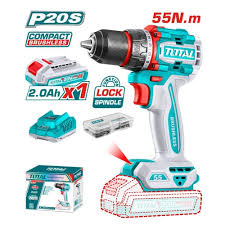 TOTAL Compact Brushless Cordless Drill(TDLI205582)