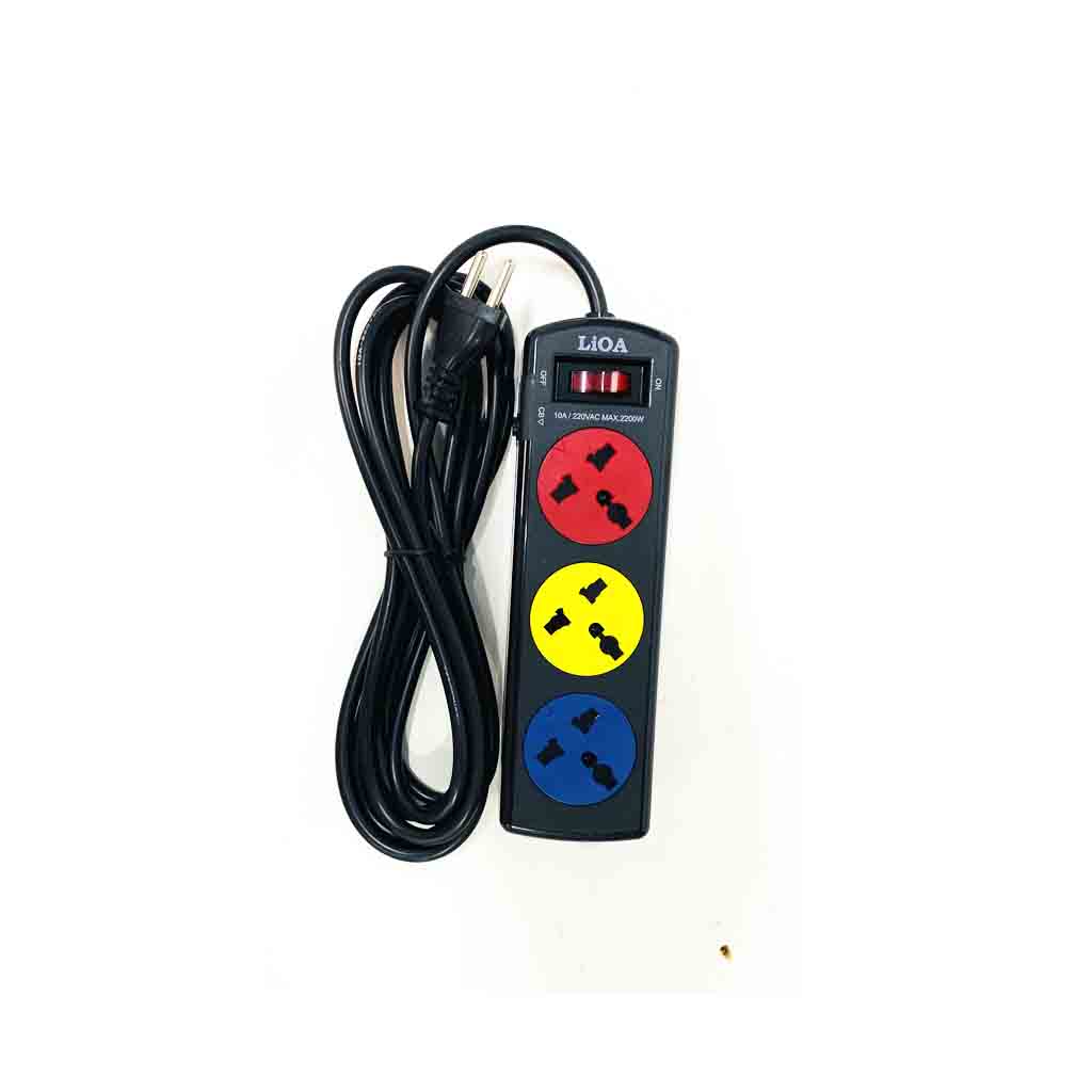 LIOA 3m Extension Socket (Black)(3DND3.2.10)