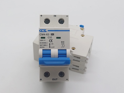 [CS00002] CM4-63 CCS Dc Breaker 1000v 2P C32