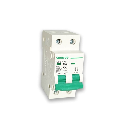 [CS00141] SCB8-63C32 Breaker AC 2P 32A 400V